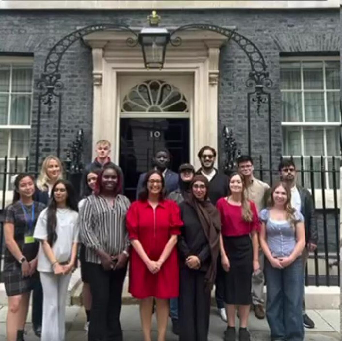 Outside 10 Downing Street